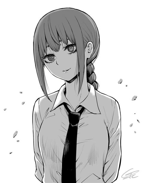 Art Makima From Chainsaw Man Illustration By Mierukos Izumi Tomoki