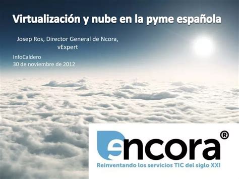 Ppt Virtualizaci N Y Nub E En La Pyme Espa Ola Powerpoint