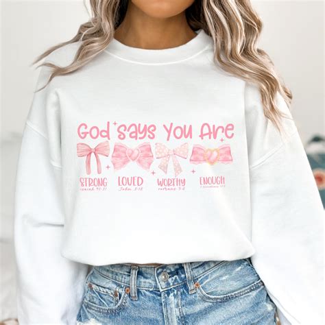 God Says I Am Coquette Png Pink Bow Png Sublimation Design Digital