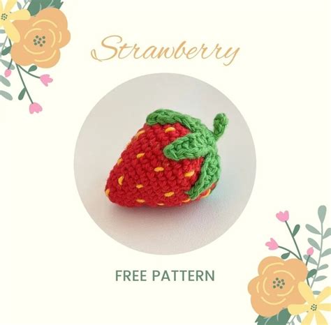 Free Strawberry Crochet Pattern