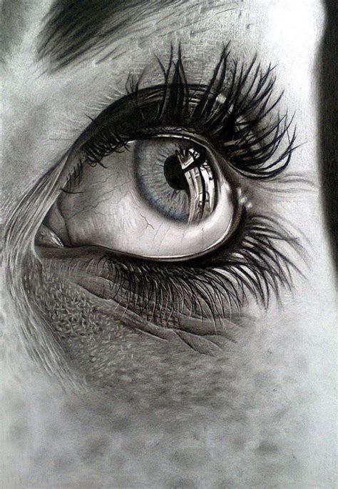 Detailing Of Eye Sketch Desenho De Rosto Realista Olho Realista