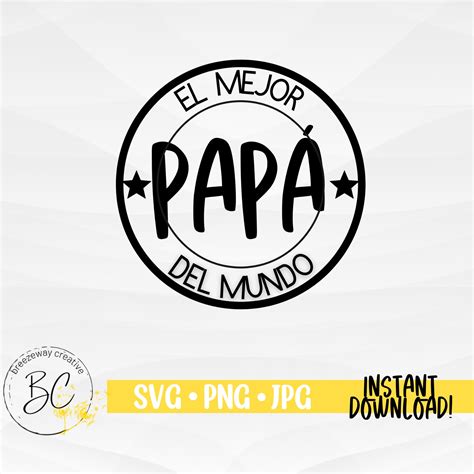 El Mejor Pap Del Mundo Svg Father S Day Svg D A Del Etsy Uk