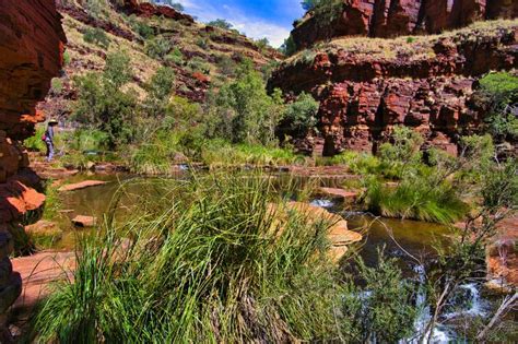 In The Spectacular Dales Gorge Karijini National Park Western