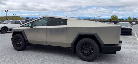 Tesla Cybertruck Alpha Prototype Spotted At The Fremont Factory Test