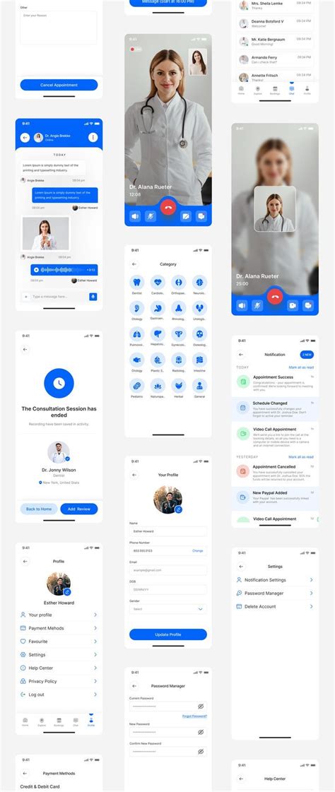 Doctor App Ui Doctor Consultation App Doctor Appointment App