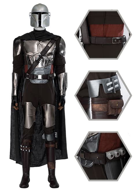 Din Djarin Costume Cosplay Suit The Mandalorian Season 3 Outfit Ver2