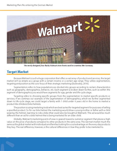 Walmart Marketing Plan Visual And Written Communication By Eric White