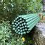 Set Of Plastic Coated Metal Garden Plant Support Sticks Cm