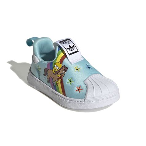 Tênis Slip On Infantil Feminino Adidas Superstar The Simpsons Adidas na