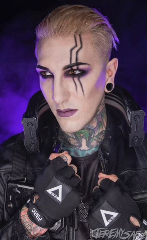 Chris Motionless Makeup Motionless In White Miw Band Justin Photos