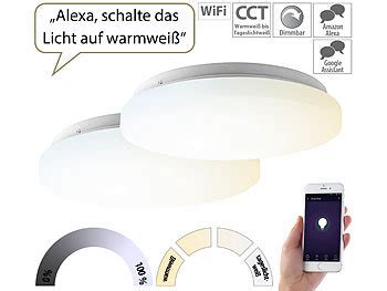 Luminea Home Control Wifi Led Er Set Wlan Led Deckenleuchten F R