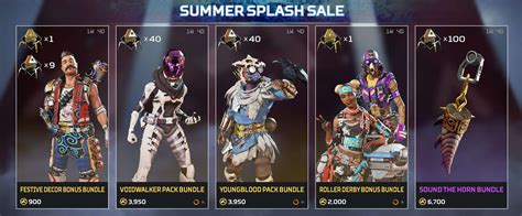 Apex Legends Summar Sale 2021 Skin Bundles Price Release Date