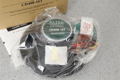 BRAND NEW Altec Lansing CD408-16T 8" Ceiling Speakers FREE SHIPPING | eBay