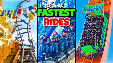 Top 10 Fastest Disney Rides In The World Walt Disney World