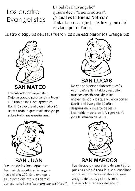 El Rincón De Las Melli Diccionario Ilustrado Los 4 Evangelistas