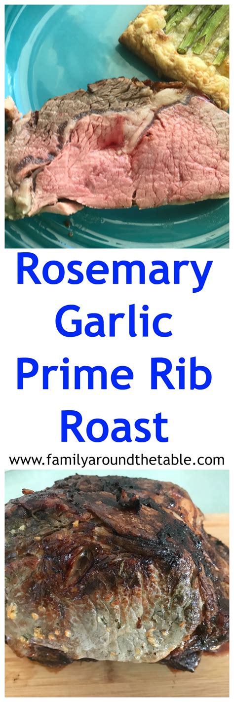 Rosemary Garlic Herb Rib Roast • Family Around the Table