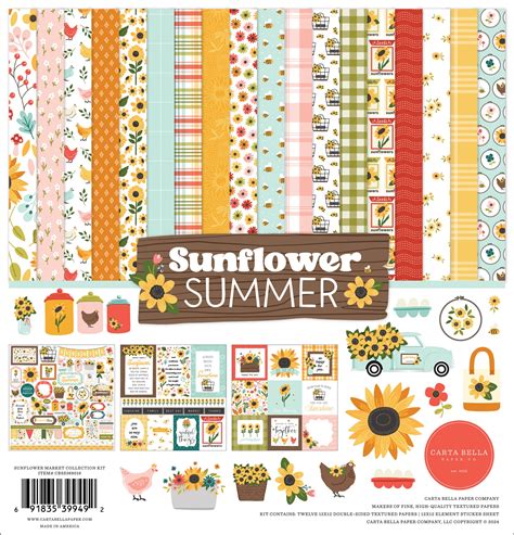 Carta Bella Collection Kit X Sunflower Summer