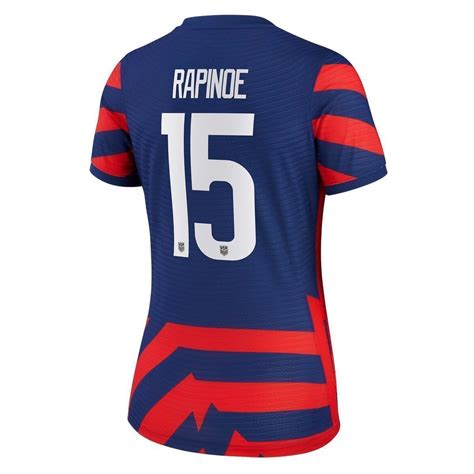 Nike Womens Blue Megan Rapinoe Uswnt 202122 Away Breathe Stadium