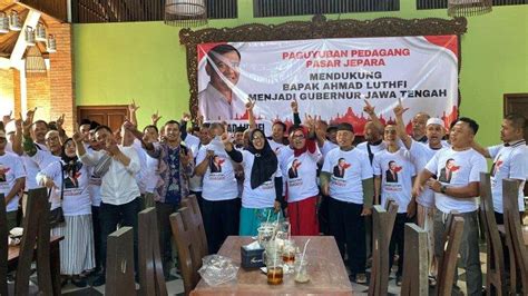 Paguyuban Pedagang Pasar Jepara Dukung Ahmad Luthfi Jadi Gubernur