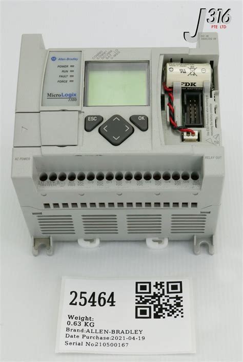 Allen Bradley Micrologix Point Controller L Bwa