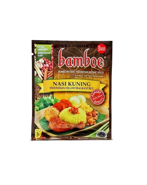 Bamboe Indonesian Yellow Fragrant Rice Nasi Kuning G Diy Oriental