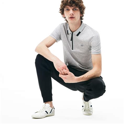 Lacoste Erkek Slim Fit Gri Polo Ph Lacoste