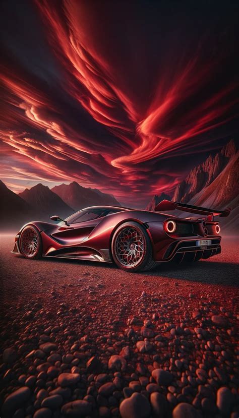 Fiery Skies & Futuristic Rides iPhone Wallpaper | Car wallpapers, Dream cars audi, Cool car pictures