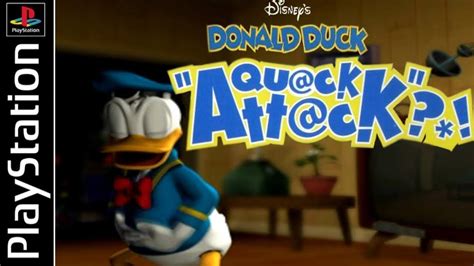 Playstation 1 Donald Duck Quack Attack Goin Quackers Walkthrough Full Game Longplay Ps1