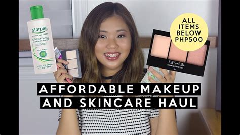 Affordable Makeup And Skincare Haul Watsons Online Etc Youtube