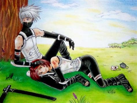 Kakashi And Rin Anbu Style By Ssvettlana On Deviantart Anime Naruto