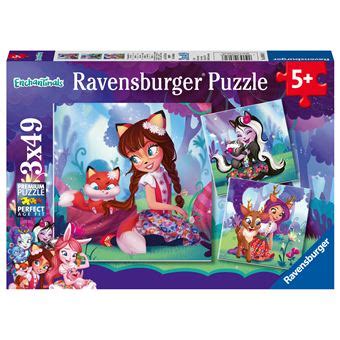 Puzzles Ravensburger Le Monde Merveilleux Des Enchantimals 3 X 49