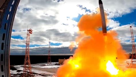 Russian commander confirms test launch terrifying Sarmat missile