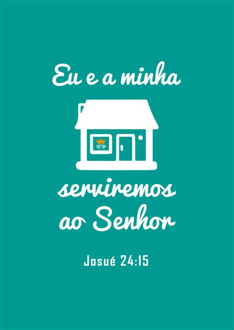 T Shirt Estonada Eu e minha casa serviremos ao Senhor em Estampa Cristão