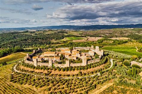 monteriggioni  stock  pictures royalty
