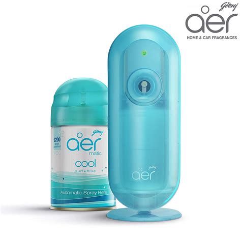 Godrej Aer Automatic Air Freshener Machinerefill Cool Surf Blue 225