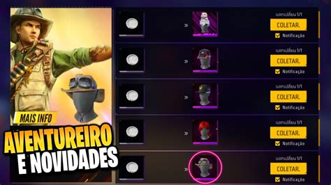 URGENTE PEGUE O CHAPÉU DO AVENTUREIRO NOVA SKIN MUNDIAL E JAQUETA