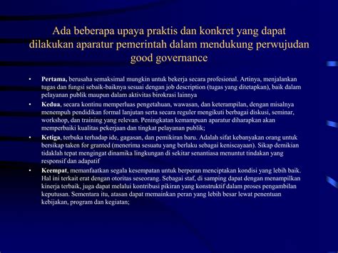 Materi Kuliah Pengantar Ilmu Administrasi Negara Tentang Good