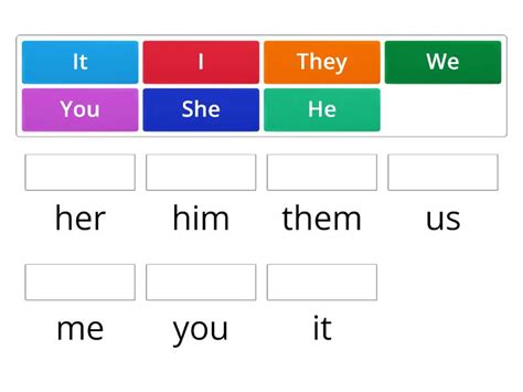 Object Pronouns Une Las Parejas