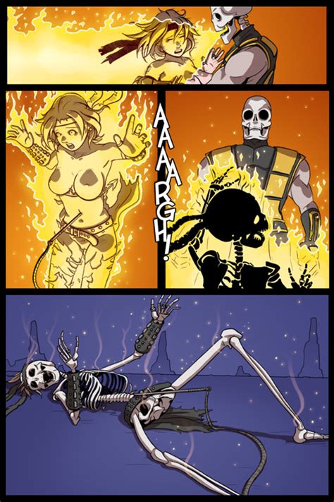 Rule 34 1boy 1girls Bone Breasts Burned Clothes Color Comic Dave Cheung Death Exposed Breasts