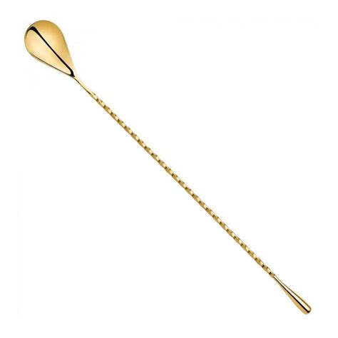 Urban Bar Drop Bar Spoon 30cm Gold Barware From Parsley In Time Uk