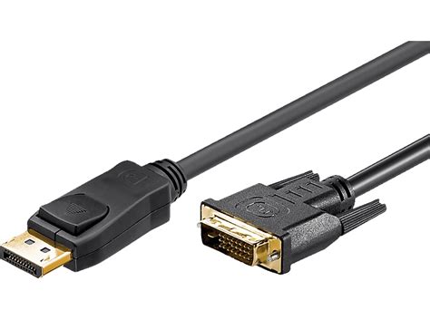 GOOBAY DisplayPort Auf DVI D 2m Kabel Schwarz MediaMarkt