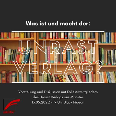 Der Unrast Verlag Stellt Sich Vor Anarchistische F Deration