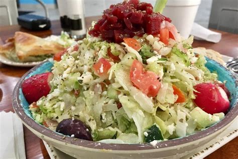 Greek Salad Louis Pappas Restaurant CamFam Cookery