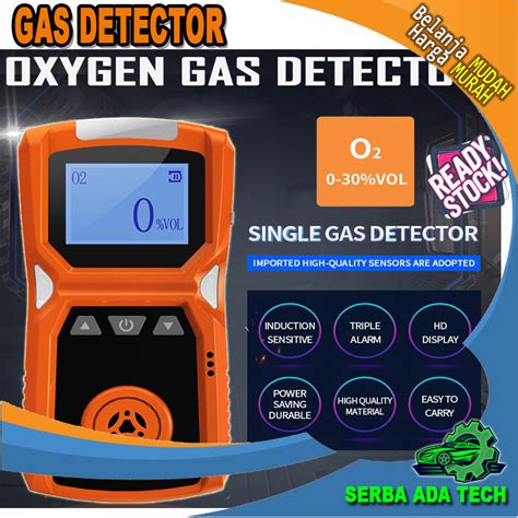 Jual Promo Adks Portable Oxygen Gas Detector O Meter Analyzer