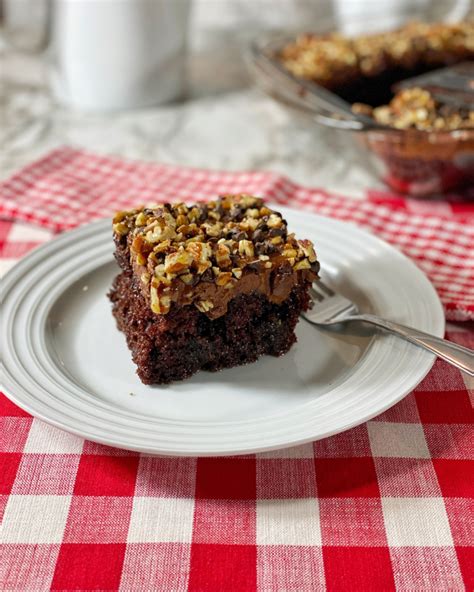 Chocolate Caramel Poke Cake Cake Mix Recipes