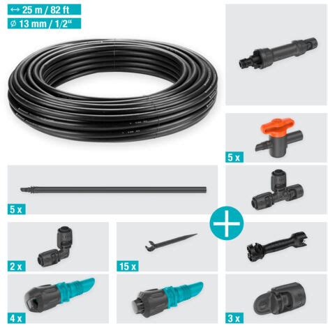 Gardena Kit Irrigazione A Goccia Set Completo Con Tubo Gocciolante