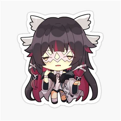 Chibi Anime Stickers Star Sky Anime Angel Seraphim Favorite Character Columbia Impact Icon