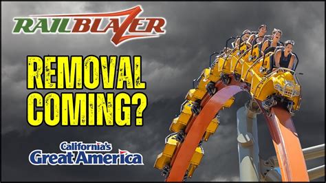 Could California S Great America Retire Railblazer Soon Youtube