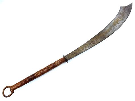 Sold Price Spectacular Huge 18th 19th C Chinese Two Handed Dao Sword