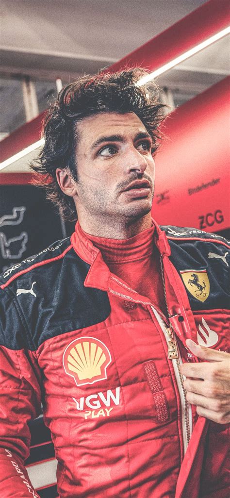 Carlos Sainz Ferrari Brazilian Grand Prix 2023 F1 IPhone Wallpaper